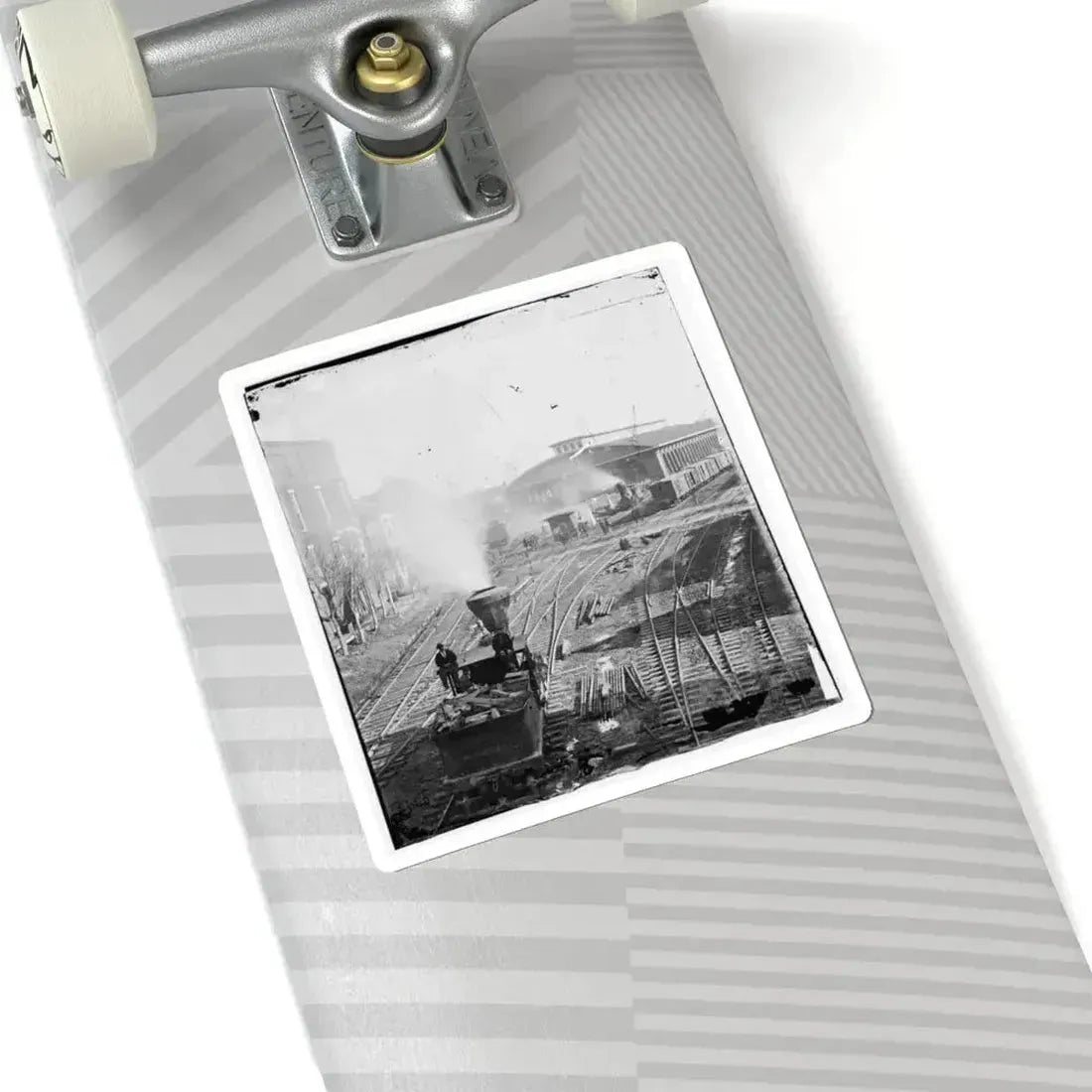 Atlanta, Georgia. Railroad Yards (U.S. Civil War) STICKER Vinyl Kiss-Cut Decal - The Sticker Space