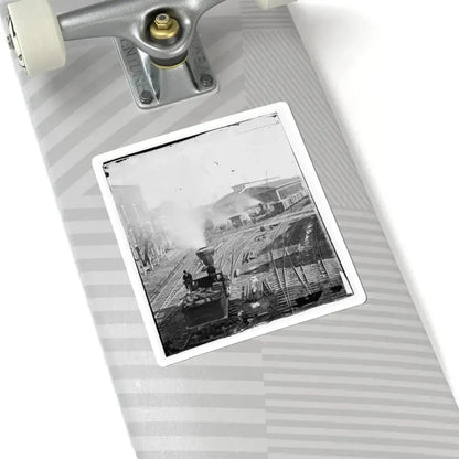 Atlanta, Georgia. Railroad Yards (U.S. Civil War) STICKER Vinyl Kiss-Cut Decal - The Sticker Space