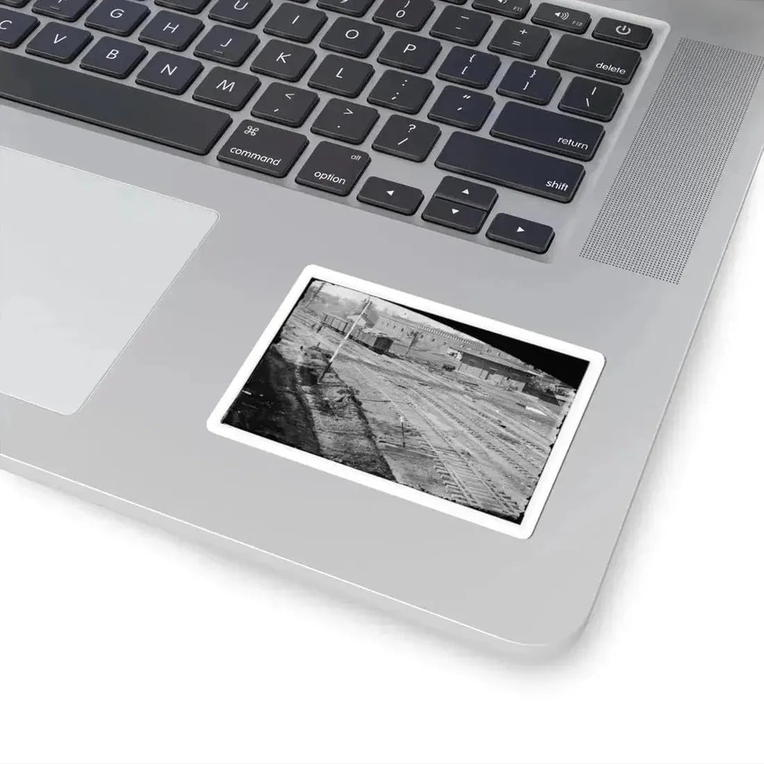 Atlanta, Georgia. Ruins of Depot, Blown Up on Sherman's Departure (U.S. Civil War) STICKER Vinyl Kiss-Cut Decal - The Sticker Space