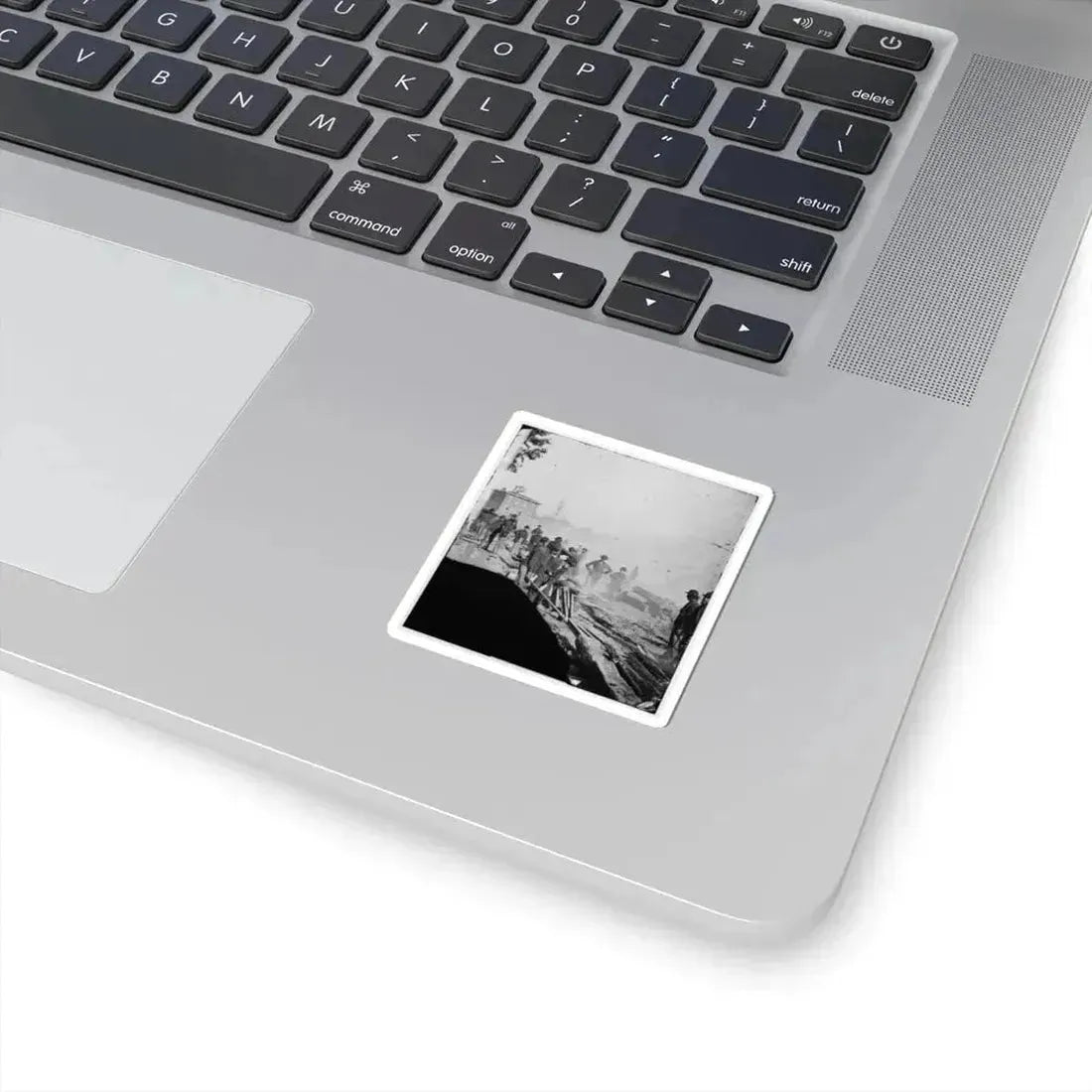 Atlanta, Georgia. Sherman's Men Destroying Railroad (U.S. Civil War) STICKER Vinyl Kiss-Cut Decal - The Sticker Space