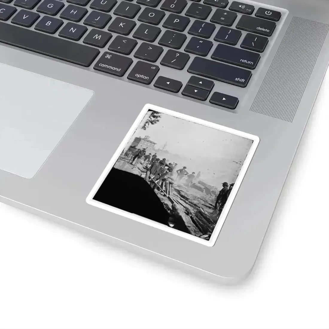 Atlanta, Georgia. Sherman's Men Destroying Railroad (U.S. Civil War) STICKER Vinyl Kiss-Cut Decal - The Sticker Space