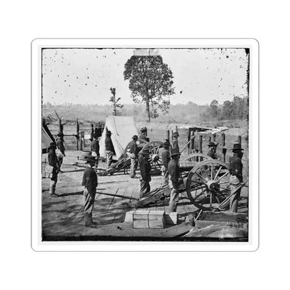 Atlanta, Georgia. Sherman's Men in Confederate Fort-2 (U.S. Civil War) STICKER Vinyl Kiss-Cut Decal 6 Inch White - The Sticker Space
