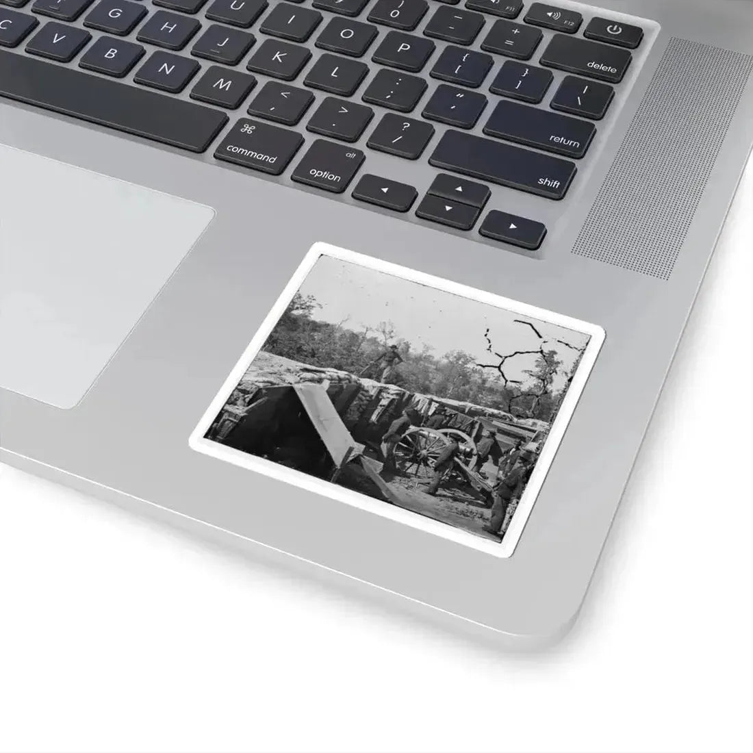 Atlanta, Georgia. Sherman's Men in Confederate Fort (U.S. Civil War) STICKER Vinyl Kiss-Cut Decal - The Sticker Space