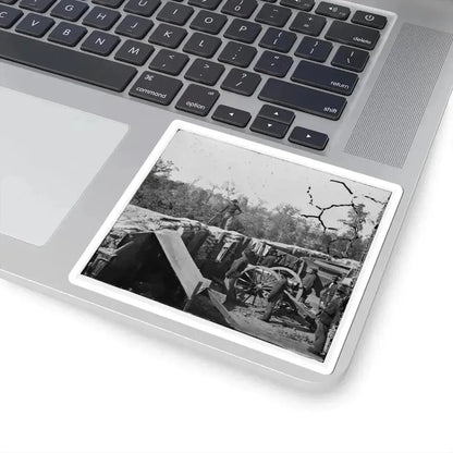 Atlanta, Georgia. Sherman's Men in Confederate Fort (U.S. Civil War) STICKER Vinyl Kiss-Cut Decal - The Sticker Space