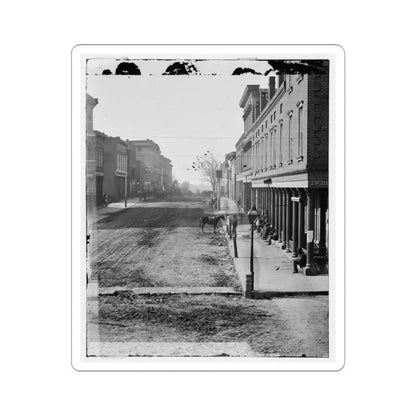 Atlanta, Georgia. Street View (U.S. Civil War) STICKER Vinyl Kiss-Cut Decal 6 Inch White - The Sticker Space