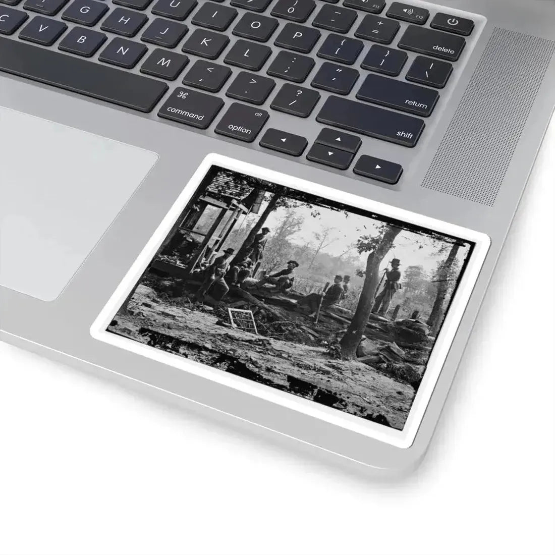 Atlanta, Georgia (Vicinity). Federal Pickets Before the City (U.S. Civil War) STICKER Vinyl Kiss-Cut Decal - The Sticker Space