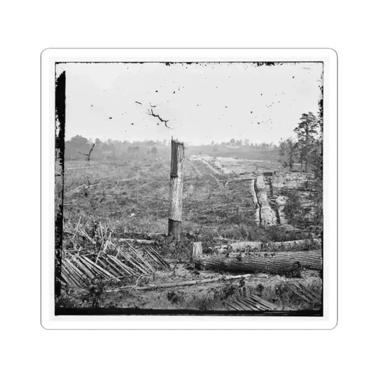 Atlanta, Georgia (Vicinity). Fortifications (U.S. Civil War) STICKER Vinyl Kiss-Cut Decal 2 Inch White - The Sticker Space