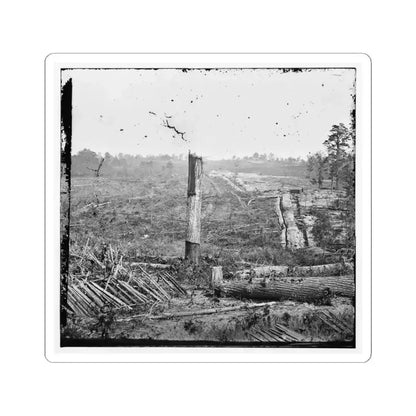 Atlanta, Georgia (Vicinity). Fortifications (U.S. Civil War) STICKER Vinyl Kiss-Cut Decal 4 Inch White - The Sticker Space