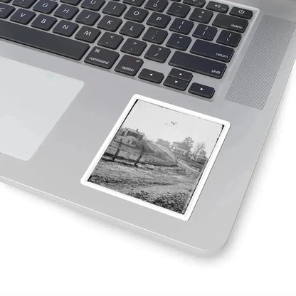 Atlanta, Georgia (Vicinity). View of Houses (U.S. Civil War) STICKER Vinyl Kiss-Cut Decal - The Sticker Space