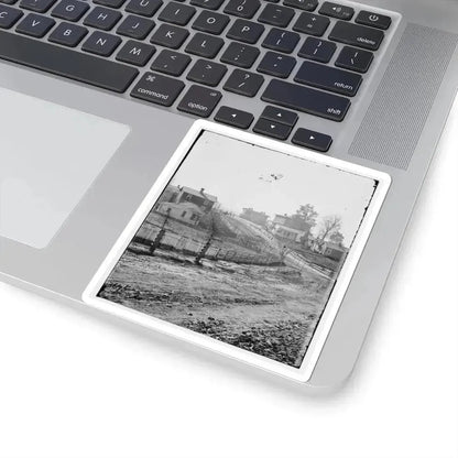Atlanta, Georgia (Vicinity). View of Houses (U.S. Civil War) STICKER Vinyl Kiss-Cut Decal - The Sticker Space