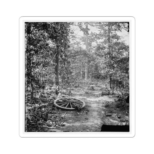 Atlanta, Georgia (Vicinity). Woods Where Gen. James B. Mcpherson Was Killed, July 22, 1864 (U.S. Civil War) STICKER Vinyl Kiss-Cut Decal 2 Inch White - The Sticker Space