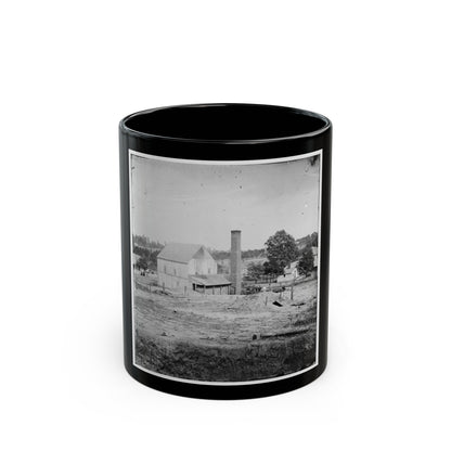 Atlanta, Georgia (Vicinity). Bomb-Proof Shelter (U.S. Civil War) Black Coffee Mug-11oz-The Sticker Space