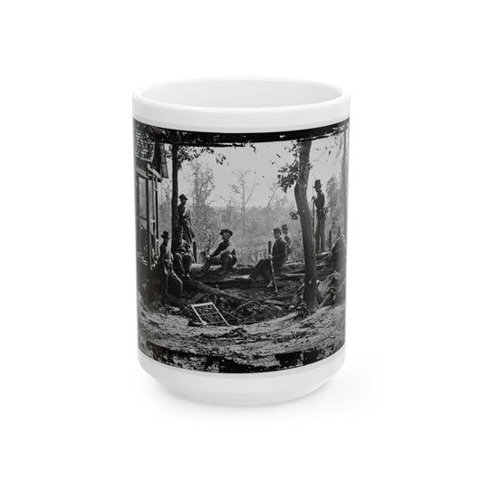 Atlanta, Georgia (Vicinity). Federal Pickets Before The City (U.S. Civil War) White Coffee Mug