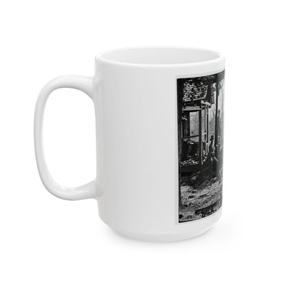 Atlanta, Georgia (Vicinity). Federal Pickets Before The City (U.S. Civil War) White Coffee Mug