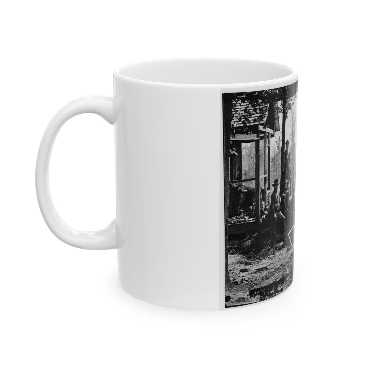 Atlanta, Georgia (Vicinity). Federal Pickets Before The City (U.S. Civil War) White Coffee Mug