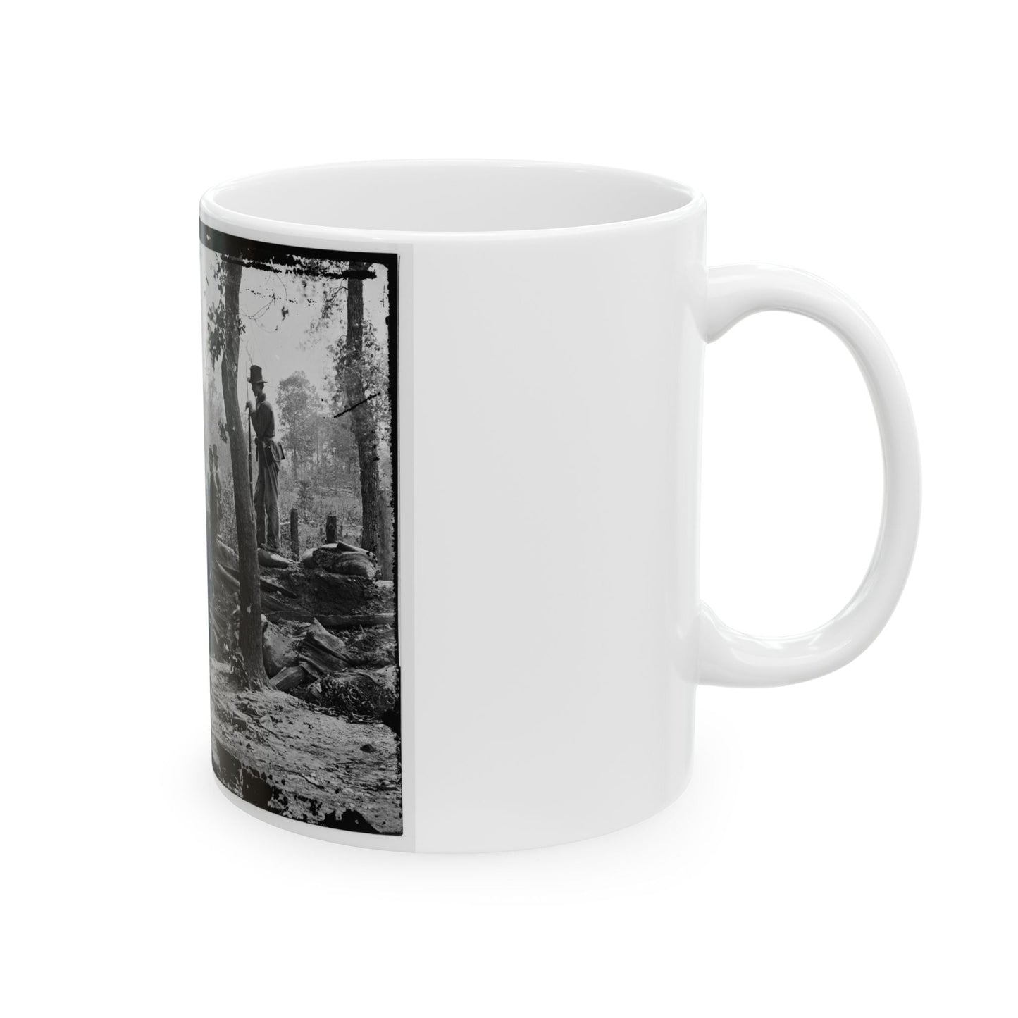 Atlanta, Georgia (Vicinity). Federal Pickets Before The City (U.S. Civil War) White Coffee Mug