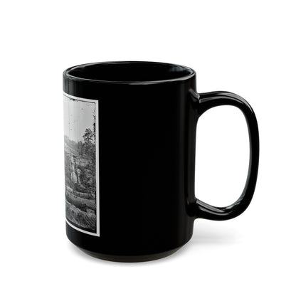 Atlanta, Georgia (Vicinity). Fortifications (U.S. Civil War) Black Coffee Mug-The Sticker Space