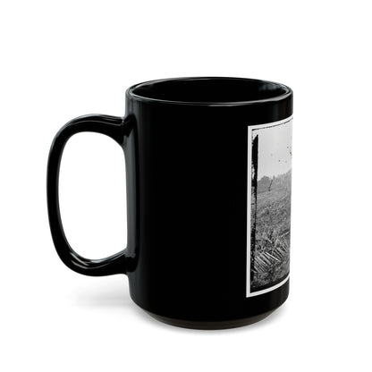 Atlanta, Georgia (Vicinity). Fortifications (U.S. Civil War) Black Coffee Mug-The Sticker Space