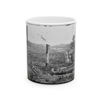 Atlanta, Georgia (Vicinity). Fortifications (U.S. Civil War) White Coffee Mug-11oz-The Sticker Space