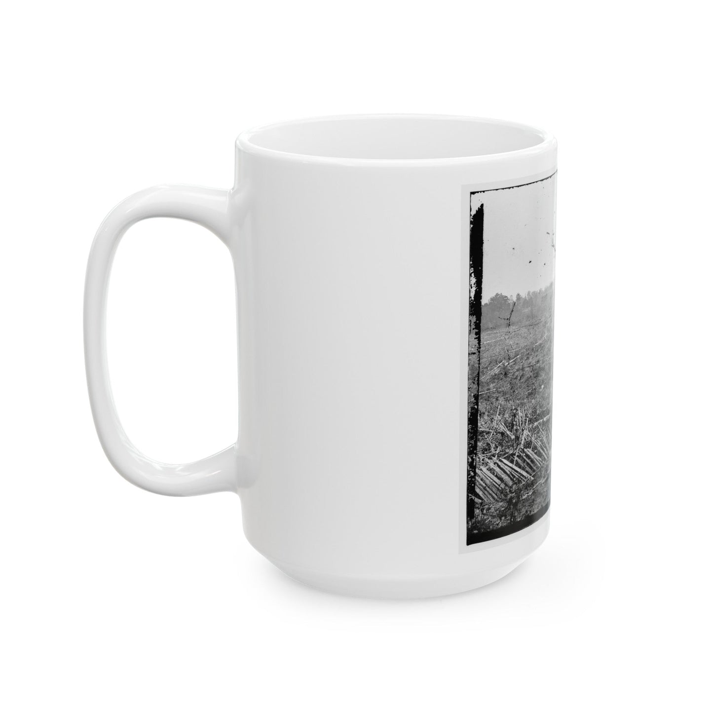 Atlanta, Georgia (Vicinity). Fortifications (U.S. Civil War) White Coffee Mug-The Sticker Space