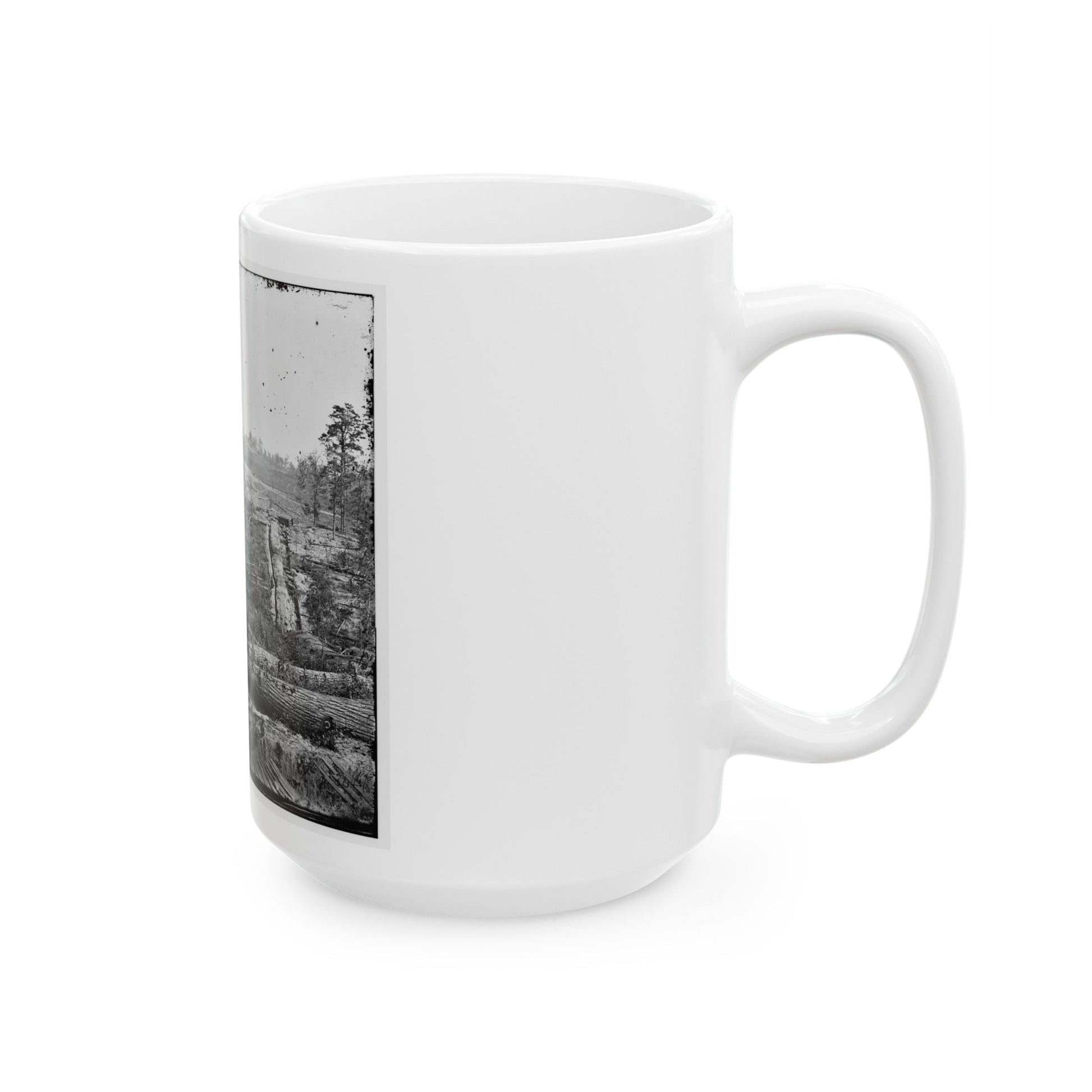 Atlanta, Georgia (Vicinity). Fortifications (U.S. Civil War) White Coffee Mug-The Sticker Space