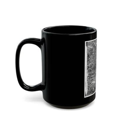 Atlanta, Georgia (Vicinity). Spot In Woods Where Gen. James B. Mcpherson Was Killed, July 22, 1864 (U.S. Civil War) Black Coffee Mug