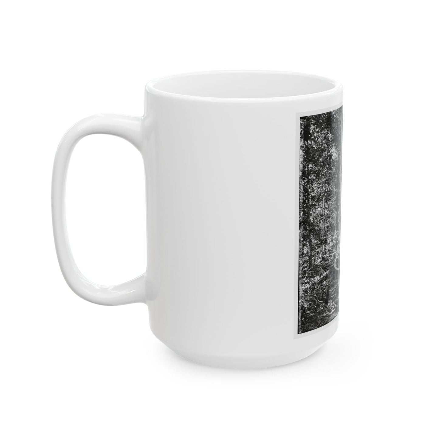 Atlanta, Georgia (Vicinity). Woods Where Gen. James B. Mcpherson Was Killed, July 22, 1864 (U.S. Civil War) White Coffee Mug