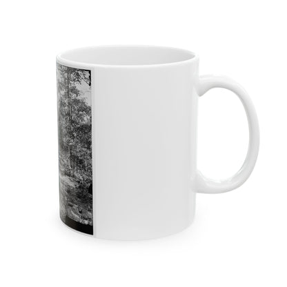 Atlanta, Georgia (Vicinity). Woods Where Gen. James B. Mcpherson Was Killed, July 22, 1864 (U.S. Civil War) White Coffee Mug