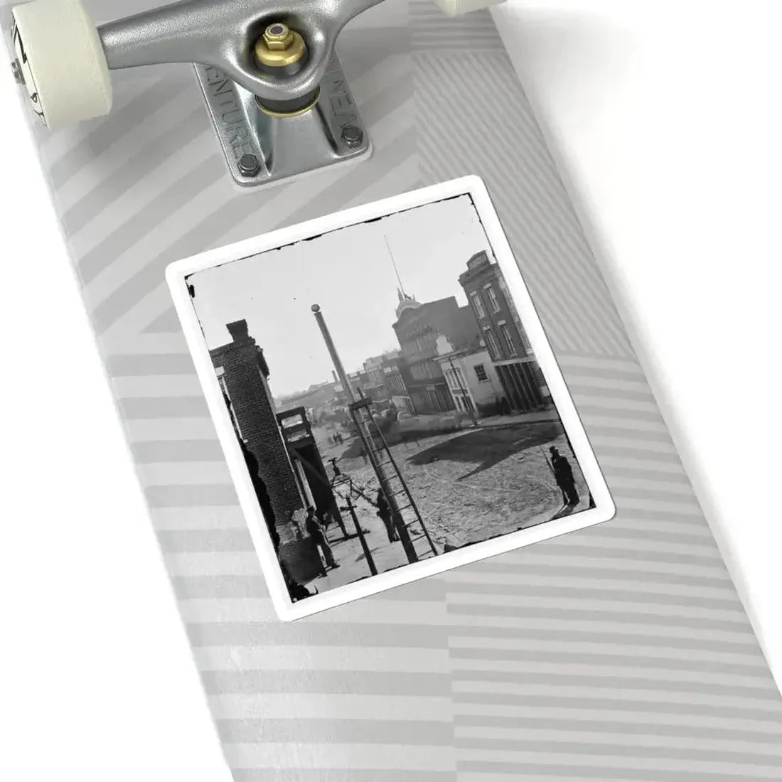 Atlanta, Georgia. View on Marietta Street (U.S. Civil War) STICKER Vinyl Kiss-Cut Decal - The Sticker Space