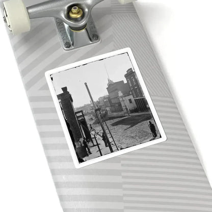 Atlanta, Georgia. View on Marietta Street (U.S. Civil War) STICKER Vinyl Kiss-Cut Decal - The Sticker Space
