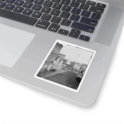 Atlanta, Georgia. View on Whitehall Street (U.S. Civil War) STICKER Vinyl Kiss-Cut Decal - The Sticker Space