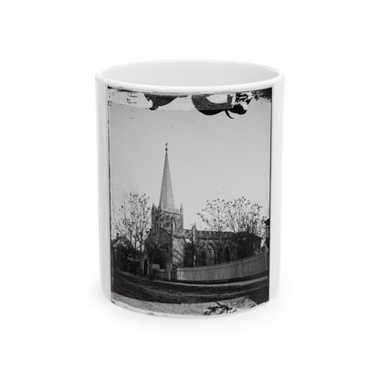 Atlanta, Georgia. Church (U.S. Civil War) White Coffee Mug-11oz-The Sticker Space