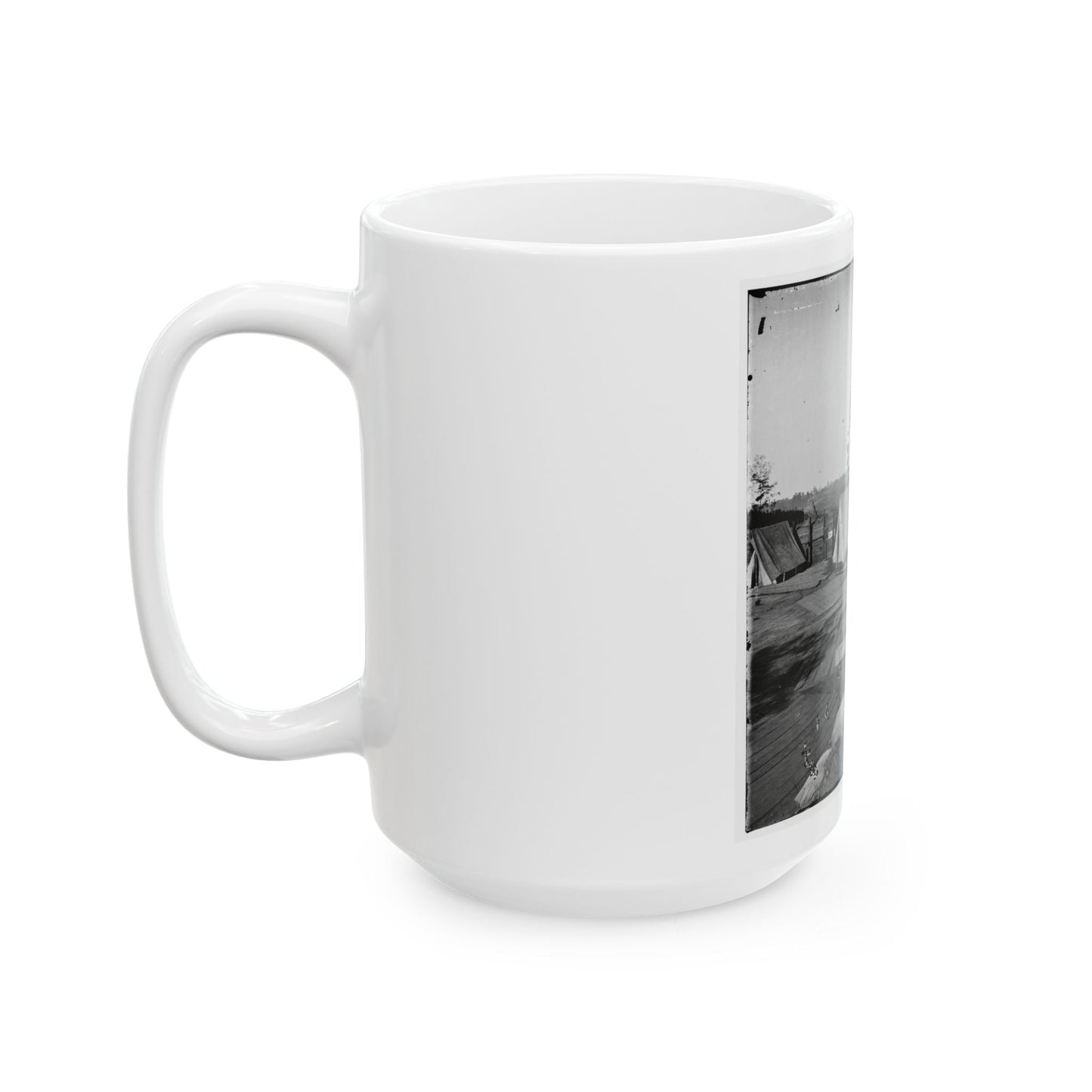 Atlanta, Georgia. Confederate Fort In Front Of Atlanta-2 (U.S. Civil War) White Coffee Mug