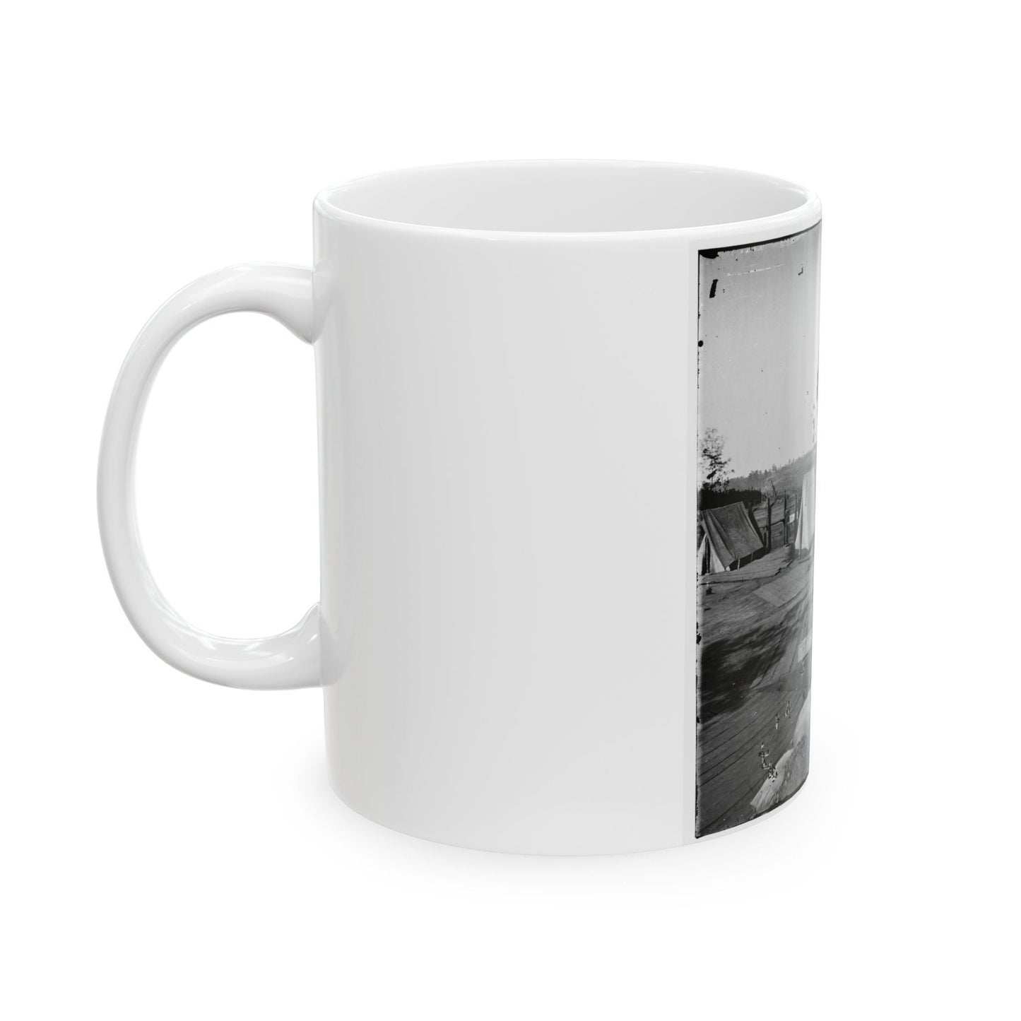 Atlanta, Georgia. Confederate Fort In Front Of Atlanta-2 (U.S. Civil War) White Coffee Mug