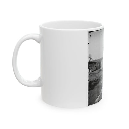 Atlanta, Georgia. Confederate Fort In Front Of Atlanta-2 (U.S. Civil War) White Coffee Mug