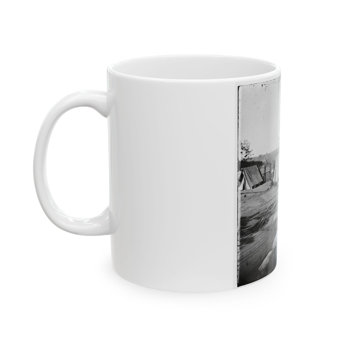 Atlanta, Georgia. Confederate Fort In Front Of Atlanta-3 (U.S. Civil War) White Coffee Mug