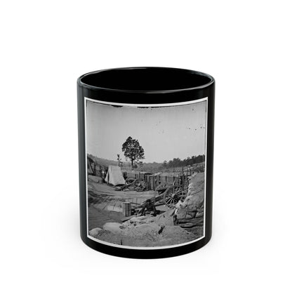 Atlanta, Georgia. Confederate Fort In Front Of Atlanta (U.S. Civil War) Black Coffee Mug