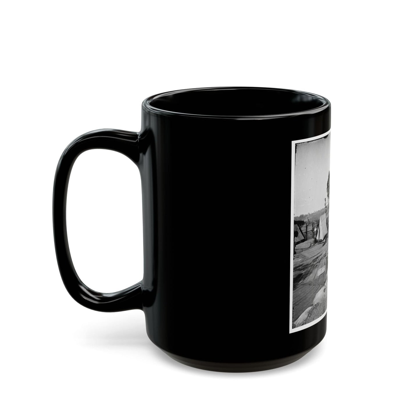 Atlanta, Georgia. Confederate Fort In Front Of Atlanta (U.S. Civil War) Black Coffee Mug