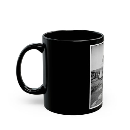 Atlanta, Georgia. Confederate Fort In Front Of Atlanta (U.S. Civil War) Black Coffee Mug