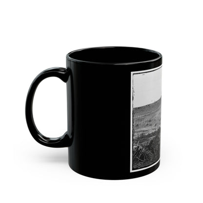 Atlanta, Georgia. Confederate Fortifications (U.S. Civil War) Black Coffee Mug-The Sticker Space