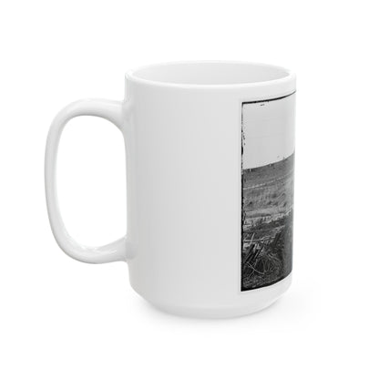 Atlanta, Georgia. Confederate Fortifications (U.S. Civil War) White Coffee Mug-The Sticker Space