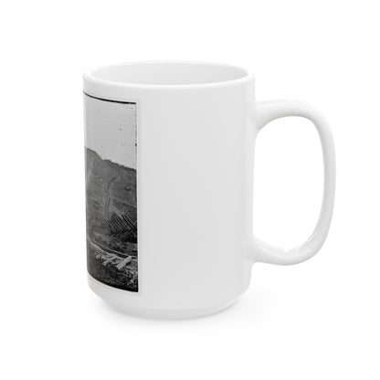 Atlanta, Georgia. Confederate Fortifications (U.S. Civil War) White Coffee Mug-The Sticker Space