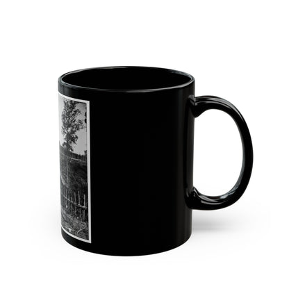 Atlanta, Georgia. Confederate Fortifications(2) (U.S. Civil War) Black Coffee Mug-The Sticker Space