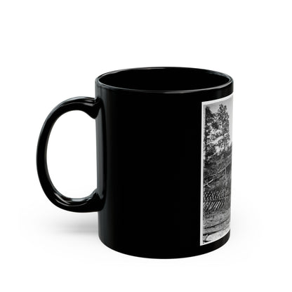 Atlanta, Georgia. Confederate Fortifications(2) (U.S. Civil War) Black Coffee Mug-The Sticker Space