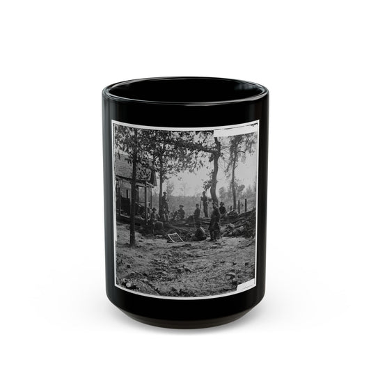 Atlanta, Georgia. Federal Picket Post Shortly Before The Battle Of July 22 (U.S. Civil War) Black Coffee Mug