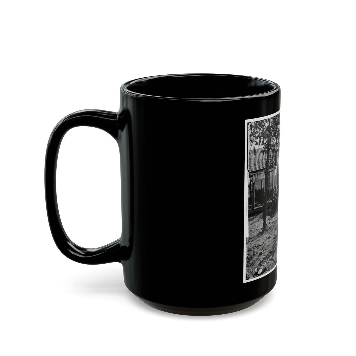 Atlanta, Georgia. Federal Picket Post Shortly Before The Battle Of July 22 (U.S. Civil War) Black Coffee Mug