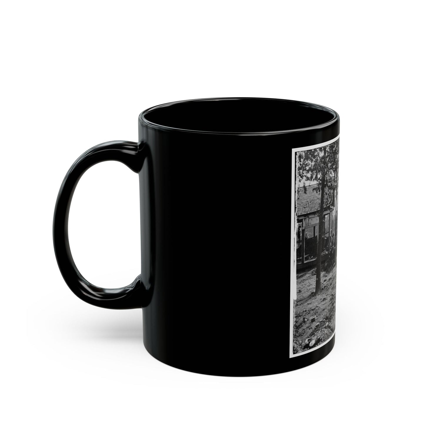 Atlanta, Georgia. Federal Picket Post Shortly Before The Battle Of July 22 (U.S. Civil War) Black Coffee Mug