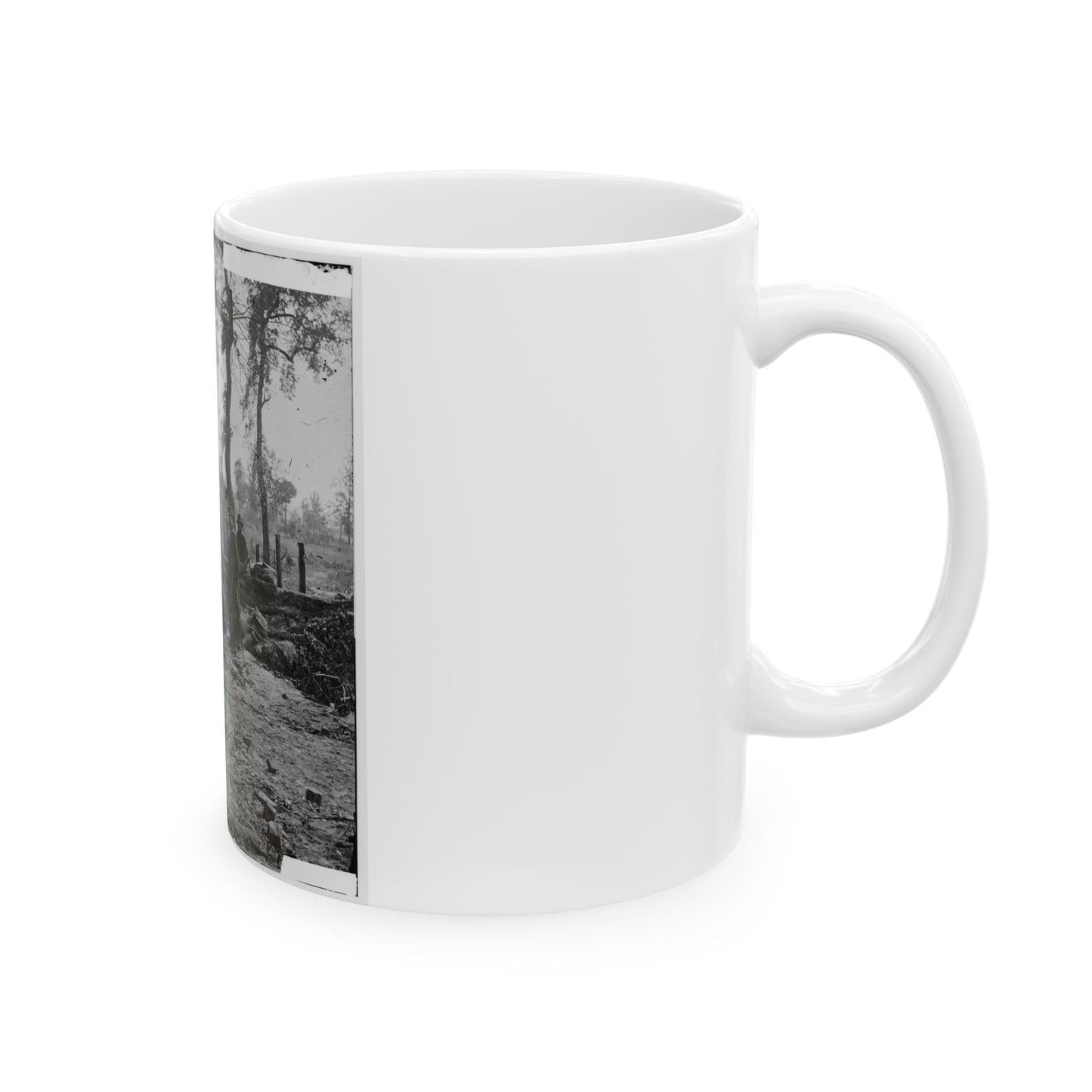 Atlanta, Georgia. Federal Picket Post Shortly Before The Battle Of July 22 (U.S. Civil War) White Coffee Mug