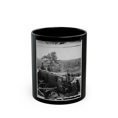 Atlanta, Georgia. Federal Troops In Confederate Fort (U.S. Civil War) Black Coffee Mug