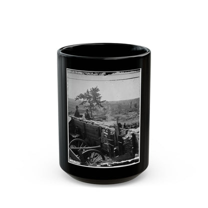 Atlanta, Georgia. Federal Troops In Confederate Fort (U.S. Civil War) Black Coffee Mug